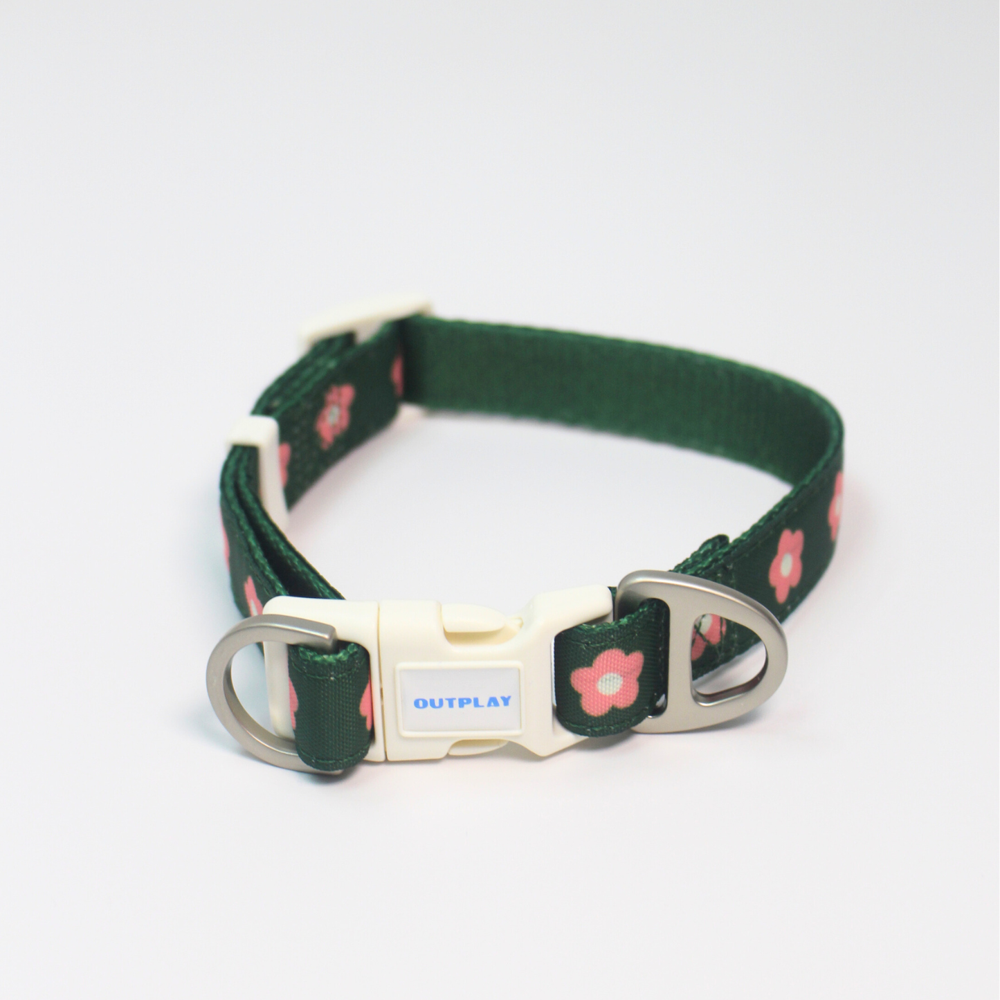 Multifunction Water Resistant Dog Collar - Petal & Earth