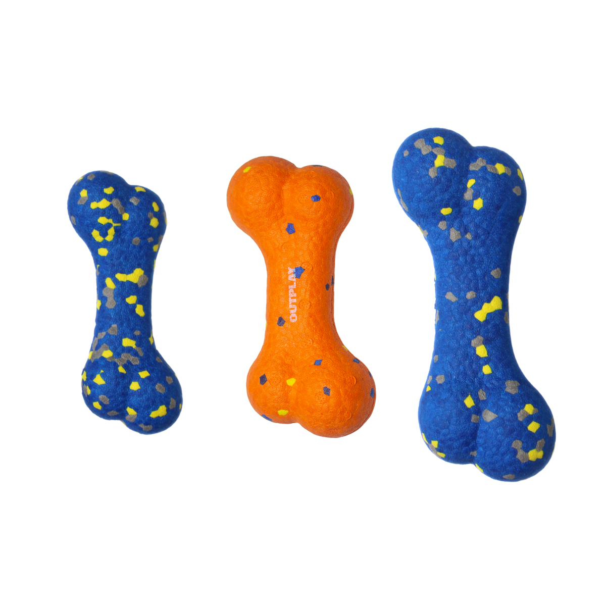 UltraFlex Floatable Dog Bone Toy - Durable & Tough (3 Sizes)