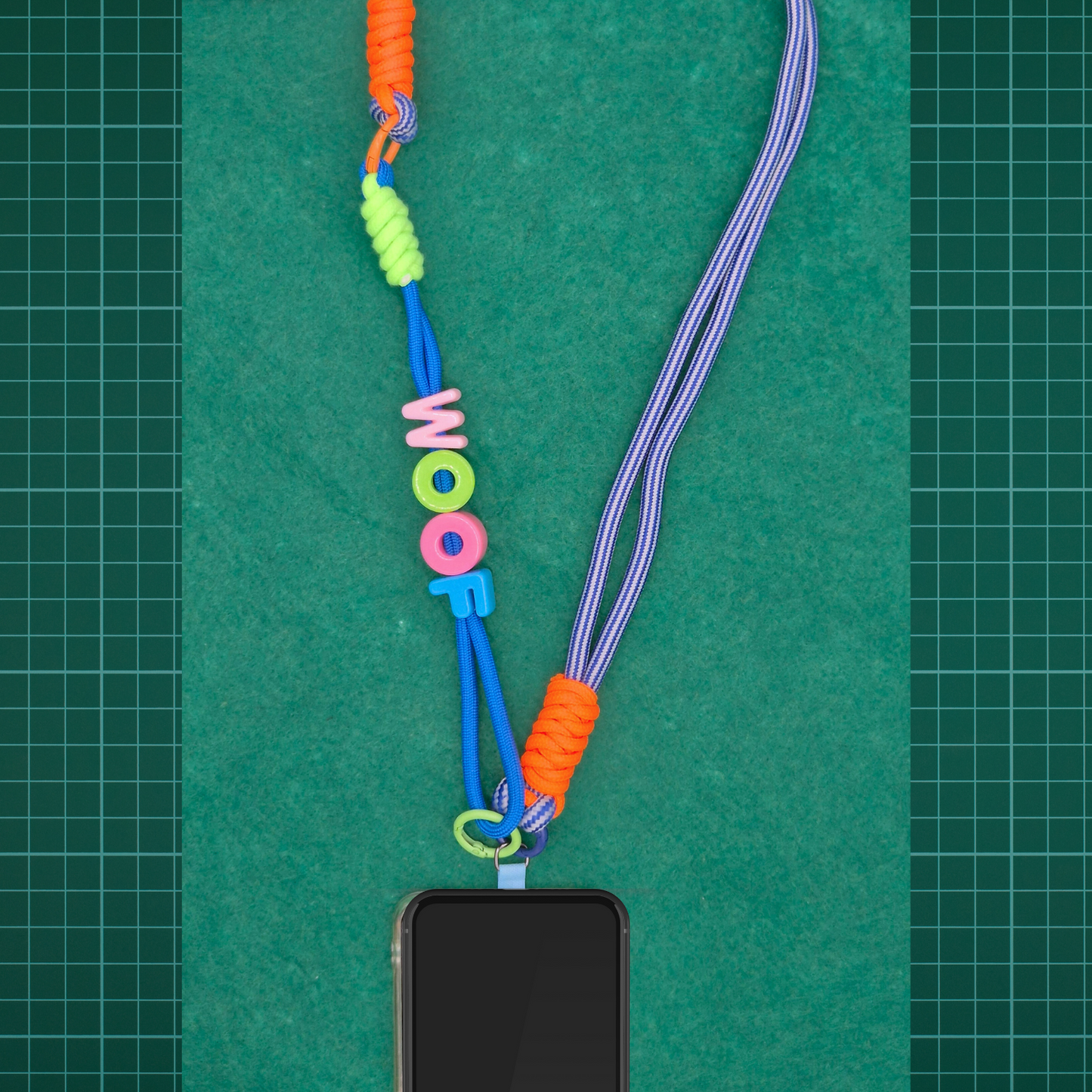 Customised Bead Keychain / Phone Strap