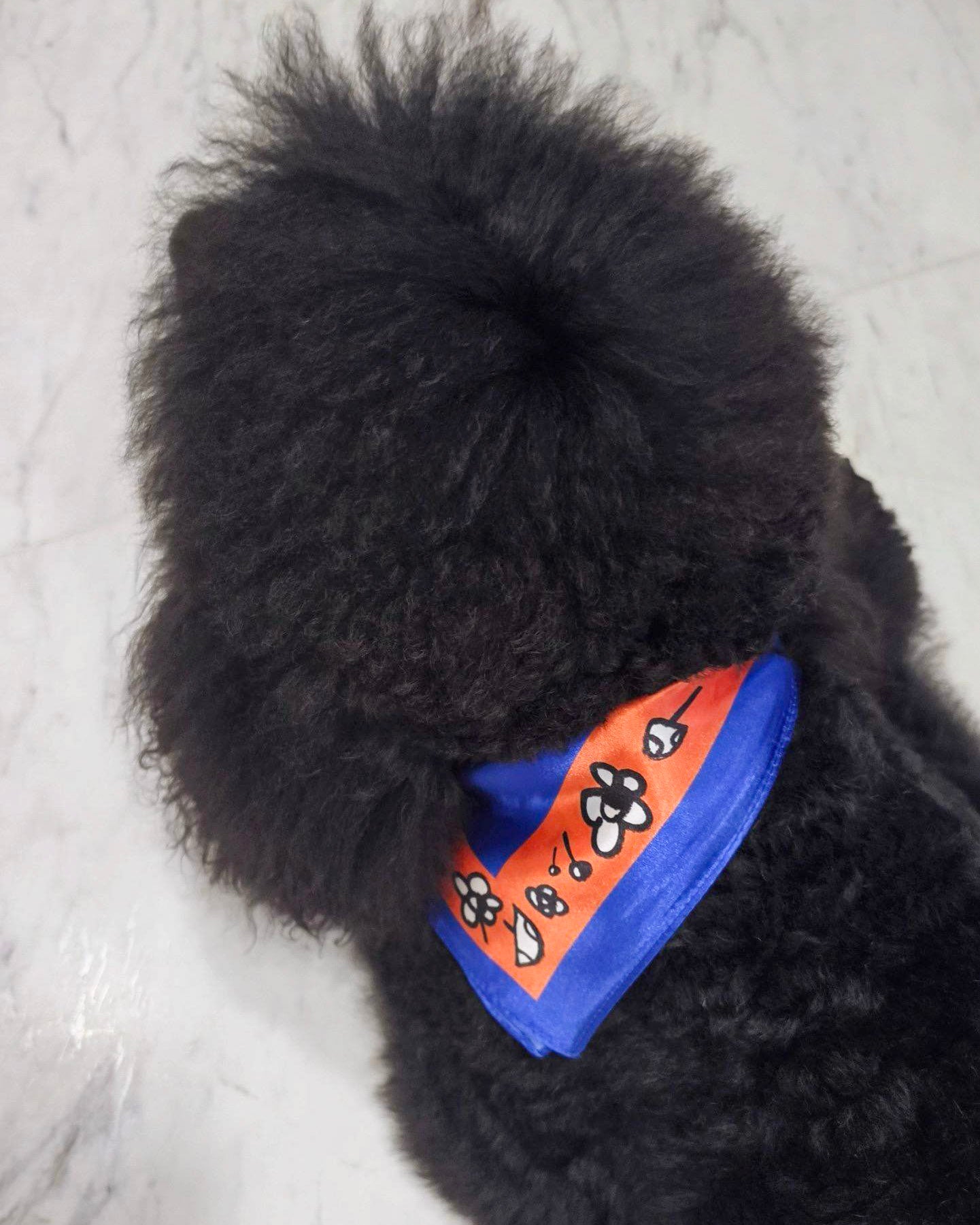 Satin Dog Bandana Scarf - OUTPLAY X OKENAK