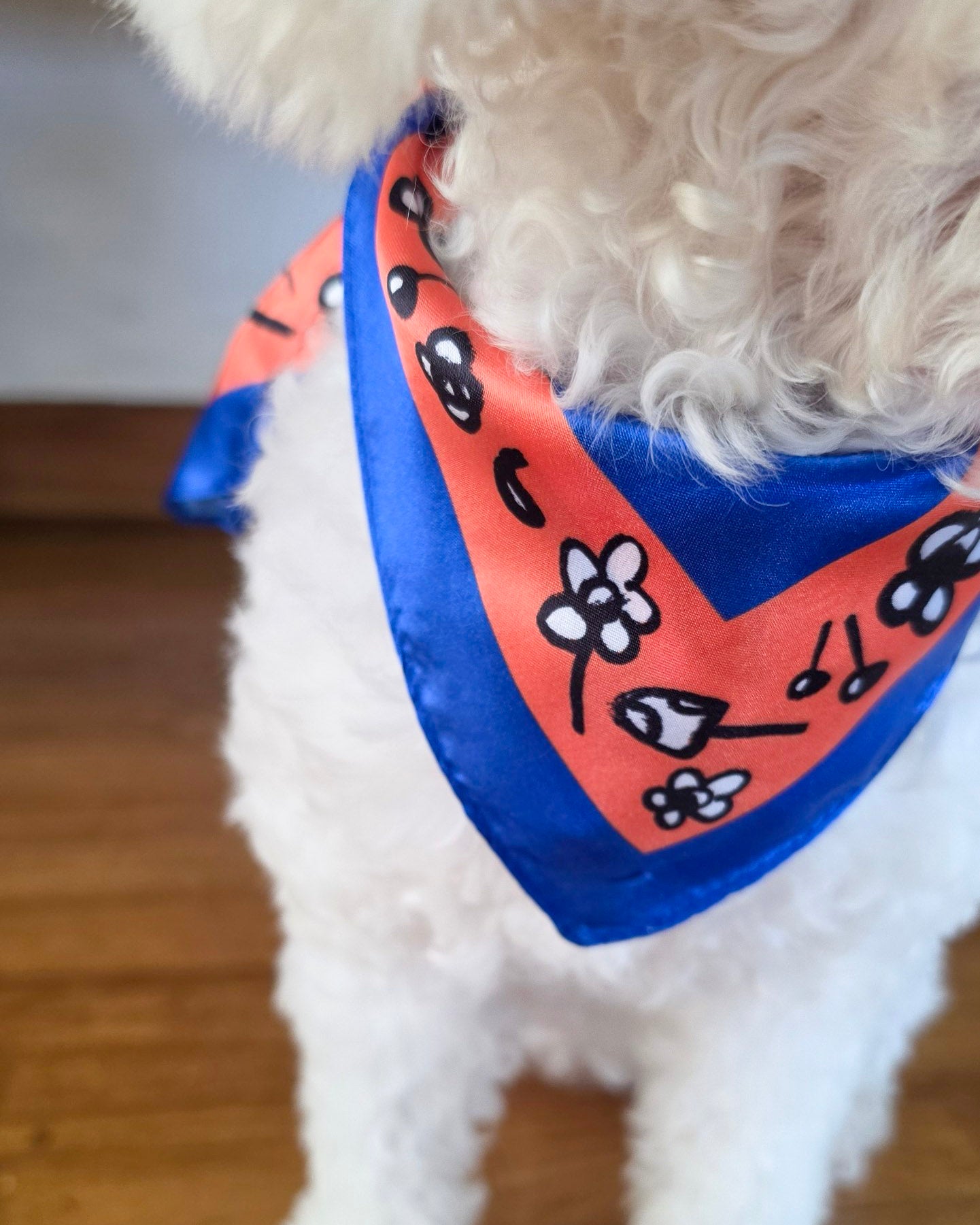 Satin Dog Bandana Scarf - OUTPLAY X OKENAK
