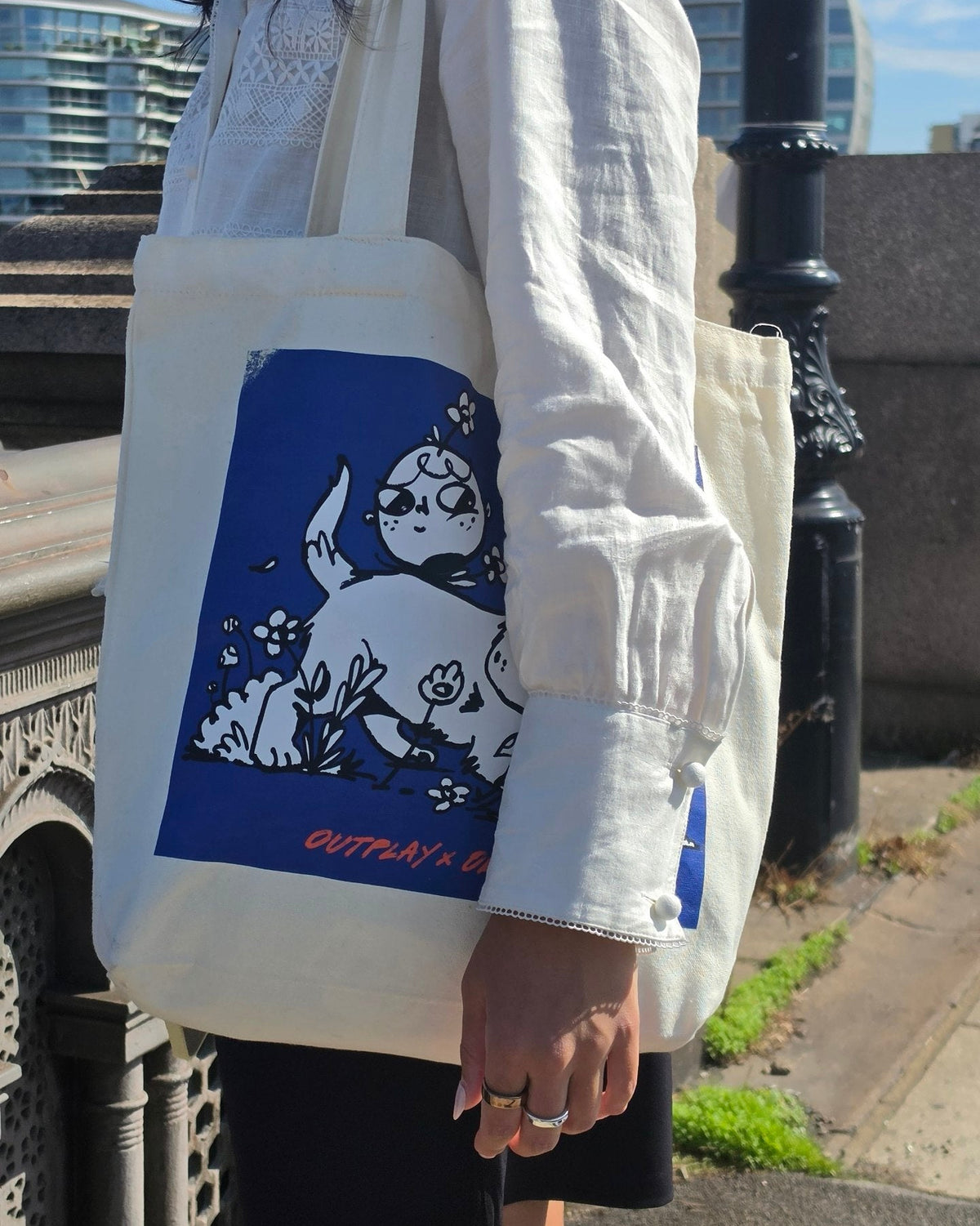 Everyday Canvas Tote - OUTPLAY X OKENAK